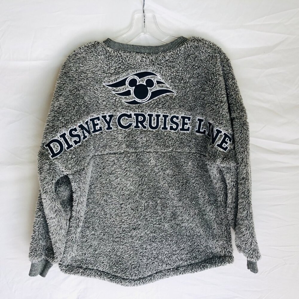 Disney Cruise Line Spirit Jersey Size XS Cozy Sherpa Fleece Pullover Sweatshirt - Picture 5 of 5
